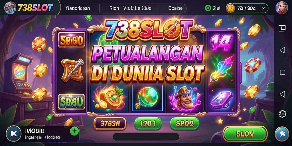 Screenshot gameplay 738SLOT menunjukkan aksi seru di setiap putaran slot.