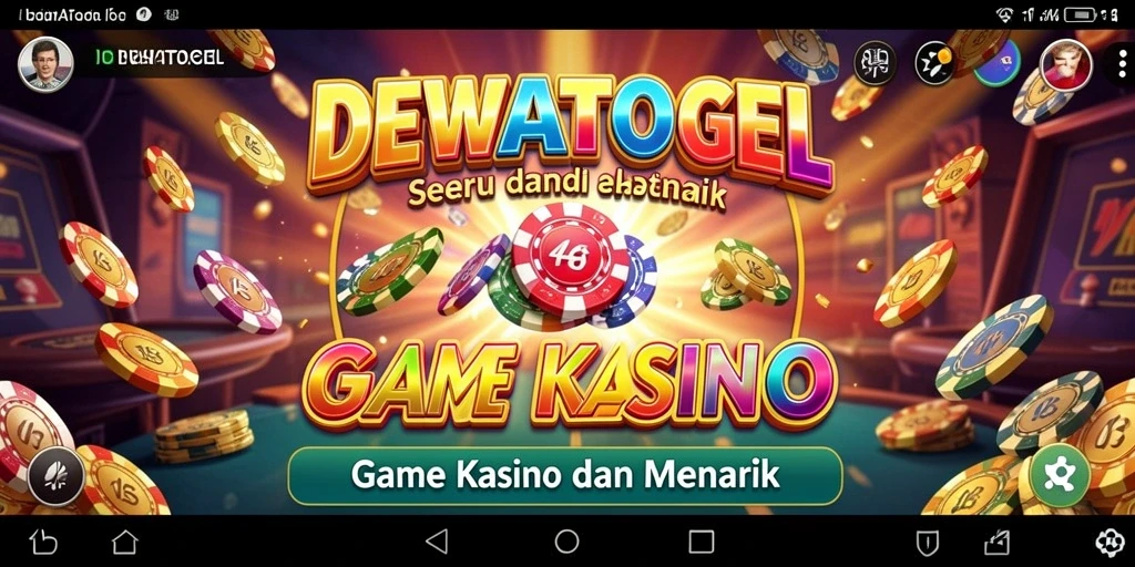 Tampilan gameplay menarik di DEWATOGEL yang seru.
