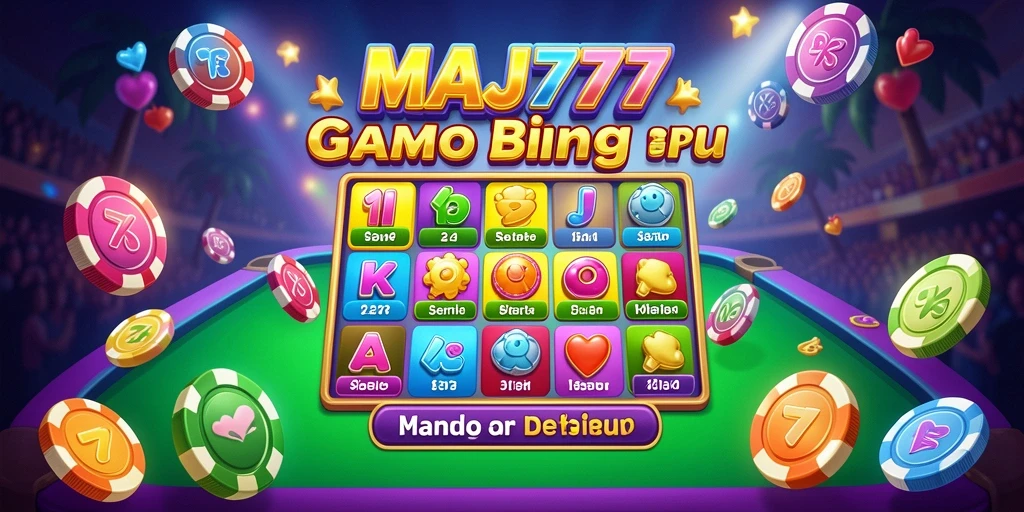 Tampilan gameplay menarik dalam permainan Bingo MAJ777.