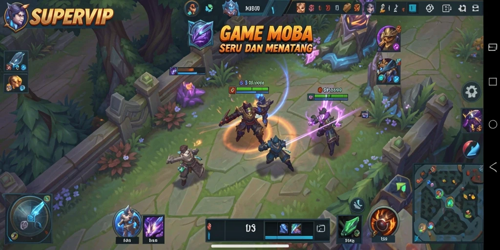 Tampilan gameplay intens dalam <strong>SUPERVIP</strong> yang mendebarkan.