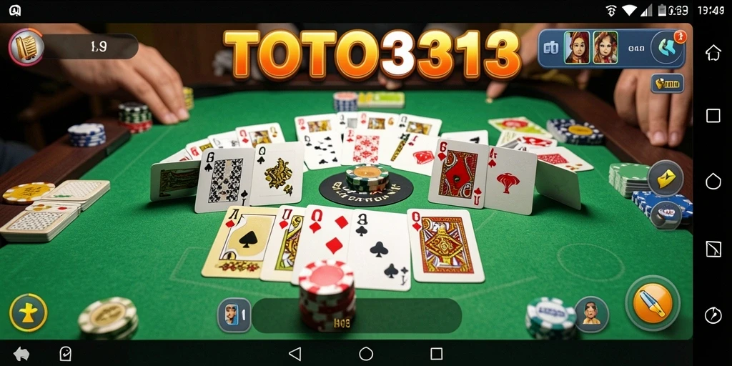Screenshot tampilan menarik dari permainan Gaple TOTO313.